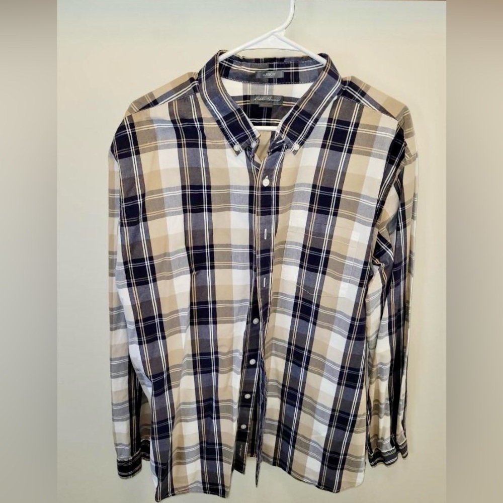 Eddie Bauer Classic Fit Dress Shirt - XLT